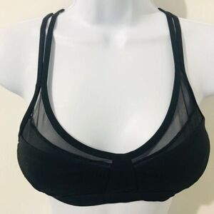 Lululemon Deep Stretch Bra Black size 4 with pads …0696
